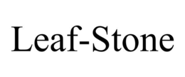 LEAF-STONE trademark