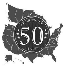 PE LICENSED 50 STATES trademark