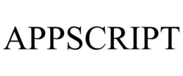 APPSCRIPT trademark