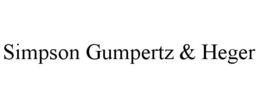 SIMPSON GUMPERTZ & HEGER trademark