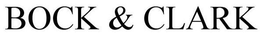 BOCK & CLARK trademark