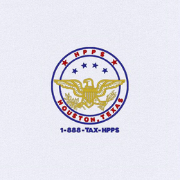 H P P S HOUSTON, TEXAS 1-888-TAX-HPPS trademark