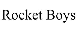 ROCKET BOYS trademark