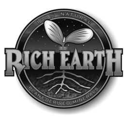 100% NATURAL RICH EARTH PLANT-DERIVED MINERALS trademark