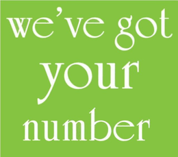 WE'VE GOT YOUR NUMBER trademark