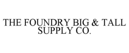 THE FOUNDRY BIG & TALL SUPPLY CO. trademark