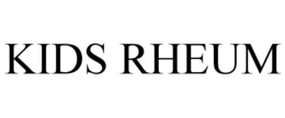 KIDS RHEUM trademark