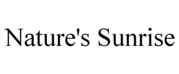 NATURE'S SUNRISE trademark