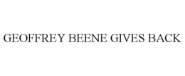 GEOFFREY BEENE GIVES BACK trademark