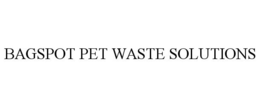 BAGSPOT PET WASTE SOLUTIONS trademark