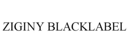 ZIGINY BLACKLABEL trademark
