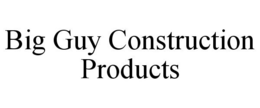 BIG GUY CONSTRUCTION PRODUCTS trademark