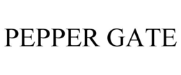 PEPPER GATE trademark