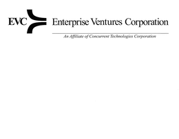 EVC ENTERPRISE VENTURES CORPORATION AN AFFILIATE OF CONCURRENT TECHNOLOGIES CORPORATION trademark