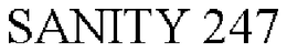 SANITY 247 trademark