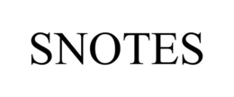SNOTES trademark