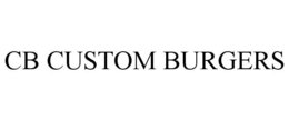 CB CUSTOM BURGERS trademark