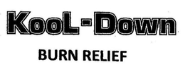 KOOL-DOWN BURN RELIEF trademark