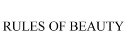 RULES OF BEAUTY trademark