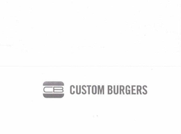 CB CUSTOM BURGERS trademark