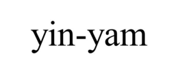 YIN-YAM trademark