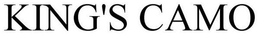 KING'S CAMO trademark
