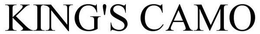 KING'S CAMO trademark