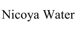 NICOYA WATER trademark