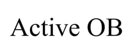 ACTIVE OB trademark