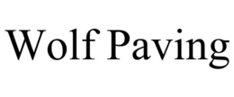 WOLF PAVING trademark