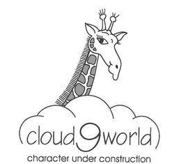 CLOUD 9 WORLD CHARACTER UNDER CONSTRUCTION trademark