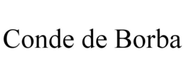 CONDE DE BORBA trademark