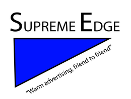 SUPREME EDGE "WARM ADVERTISING FRIEND TO FRIEND" trademark