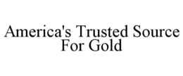 AMERICA'S TRUSTED SOURCE FOR GOLD trademark