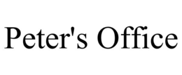 PETER'S OFFICE trademark