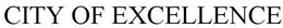 CITY OF EXCELLENCE trademark