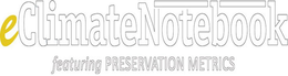 ECLIMATENOTEBOOK FEATURING PRESERVATION METRICS trademark