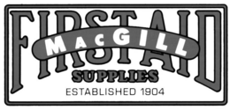 MACGILL FIRST AID SUPPLIES ESTABLISHED 1904 trademark