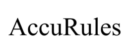 ACCURULES trademark