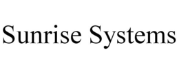 SUNRISE SYSTEMS trademark