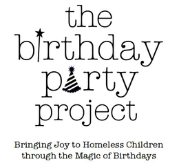 THE BIRTHDAY PARTY PROJECT BRINGING JOY TO HOMELESS CHILDREN THROUGH THE MAGIC OF BIRTHDAYS trademark