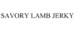 SAVORY LAMB JERKY trademark