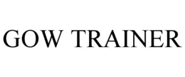 GOW TRAINER trademark