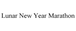 LUNAR NEW YEAR MARATHON trademark