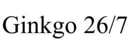 GINKGO 26/7 trademark