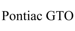 PONTIAC GTO trademark