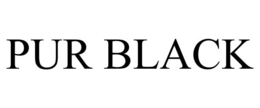 PUR BLACK trademark