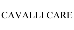 CAVALLI CARE trademark