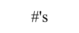 #'S trademark