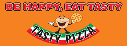 BE HAPPY, EAT TASTY TASTY PIZZA trademark